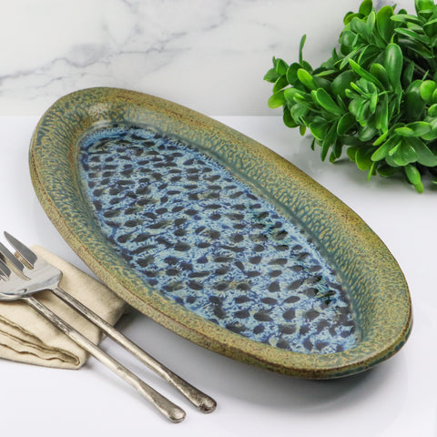 Fish Platter- Blue