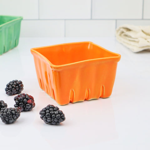 Small Berry Basket- Orange