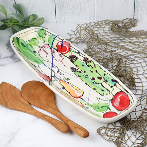 Elongated Rectangle- Veggie