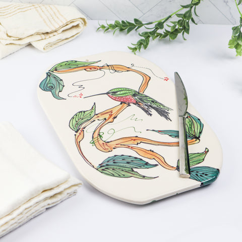 Entertaining Plate- Hummingbird