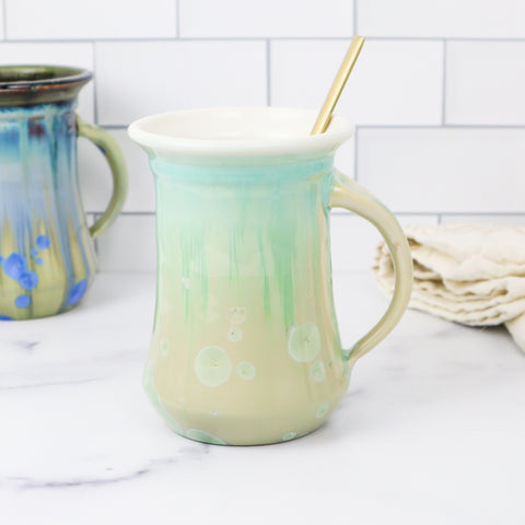 Mug- Ivory White Green