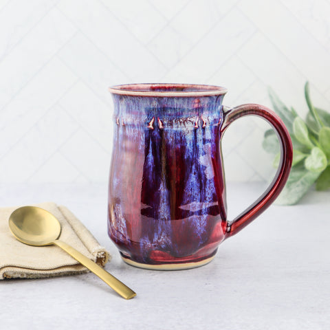 Ridge Mug- Runny Red