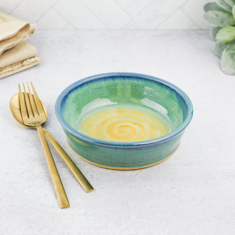 Half Pint Bowl- Jade Sky