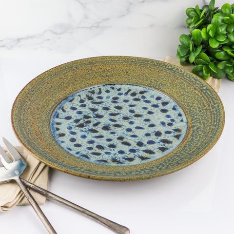 16" Platter- Blue