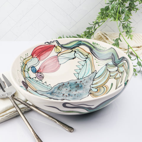 12" Bowl- Crab