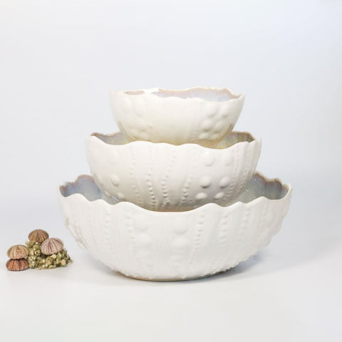 Medium Urchin Bowl- Pearl