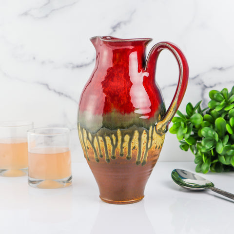 Medium Pitcher- Red