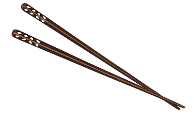 Blackened Chopsticks 11"