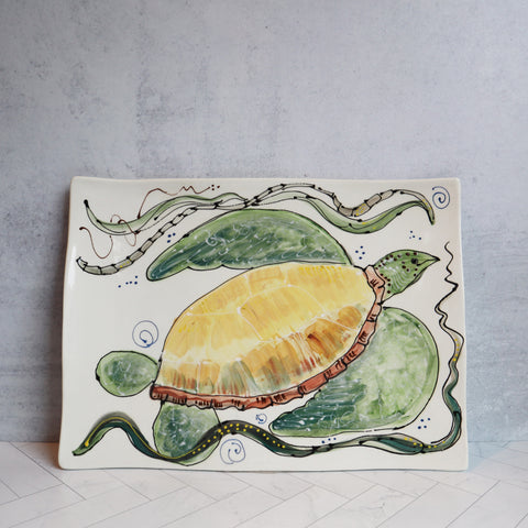 Wavy Platter- Turtle