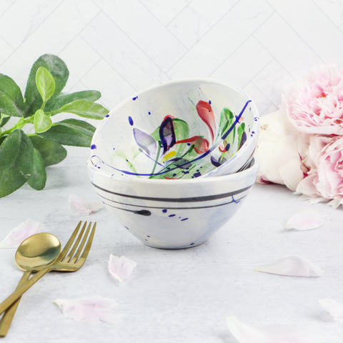 5" Round Bowl- Garden