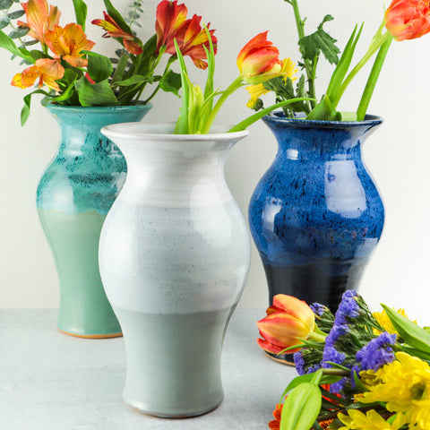 Medium Vase- Beach Glass