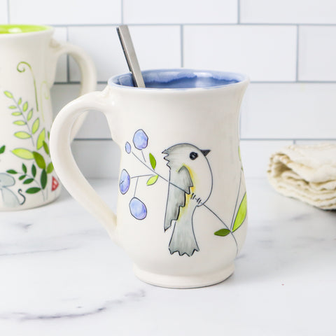 Large Mug- Bird & Berry