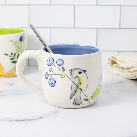 Small Mug- Bird & Berry