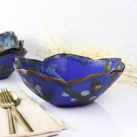 Extra-Large 5 Stack Bowl- Blue