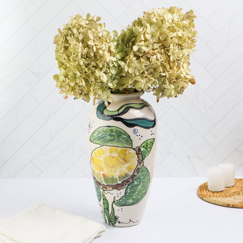 Medium Vase- Turtle