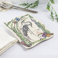 Medium Wavy Platter- Heron