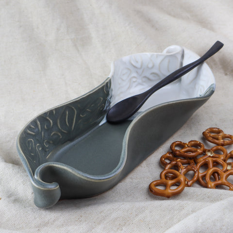 Asparagus Dish- Grey