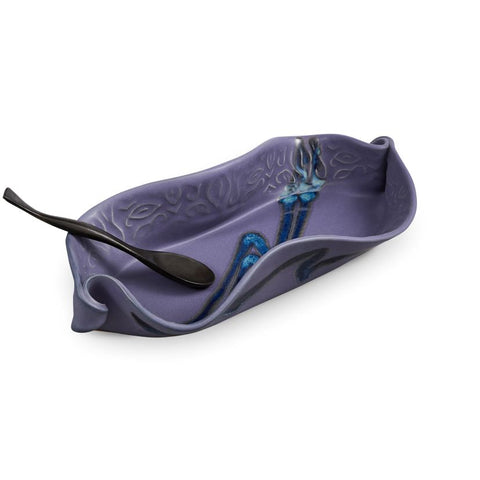 Asparagus Dish- Periwinkle