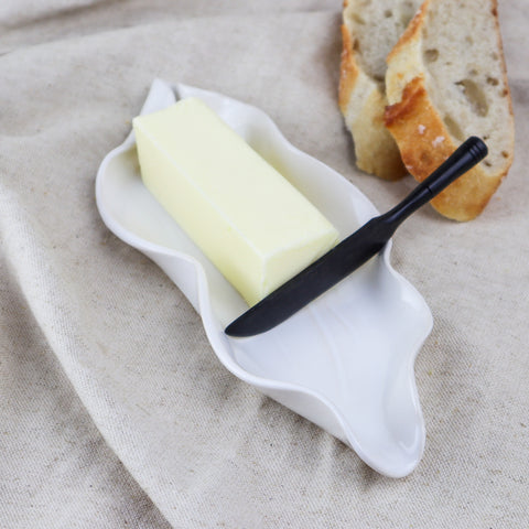 Stick Butter Dish- White