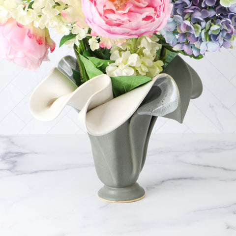 Vase- Grey