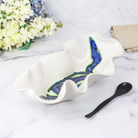 Oblong Bowl- Northern Lights