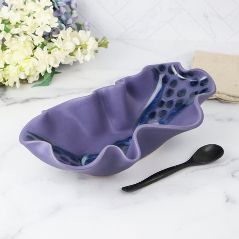 Oblong Bowl- Periwinkle