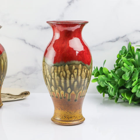 Vase #3- Red