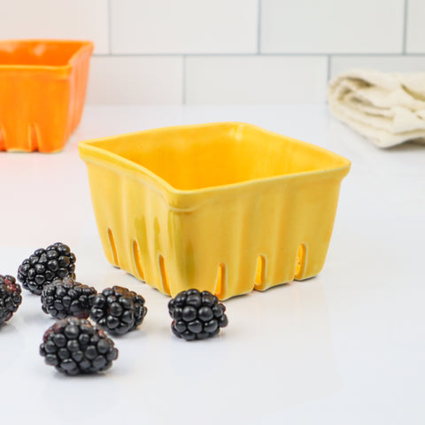 Small Berry Basket- Yellow