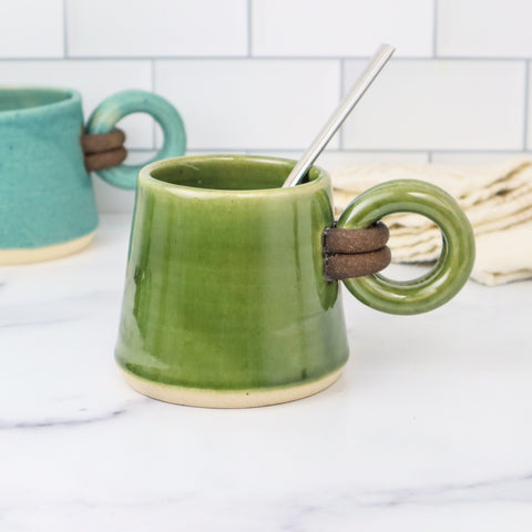 Mugs - Small Cushing Green