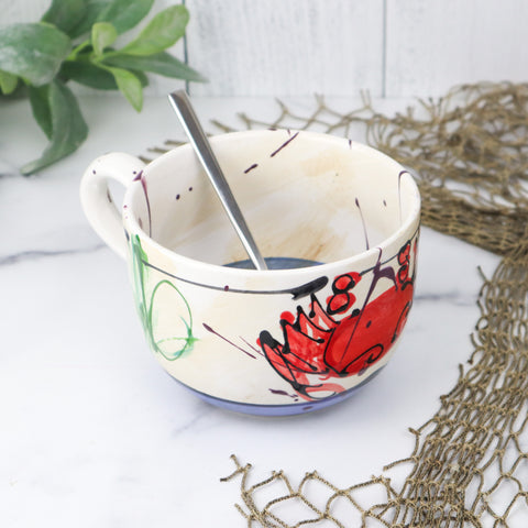 Soup Mug- Blue Crab