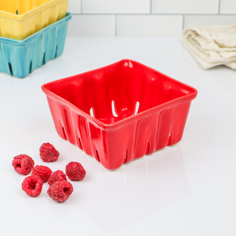 Large Berry Basket- Red