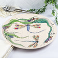 Large Round Coupe Platter- Dragonfly