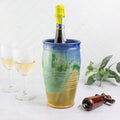 Wine Vase- Jade Sky