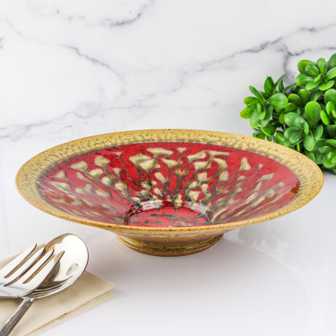 Medium Platter Bowl- Red