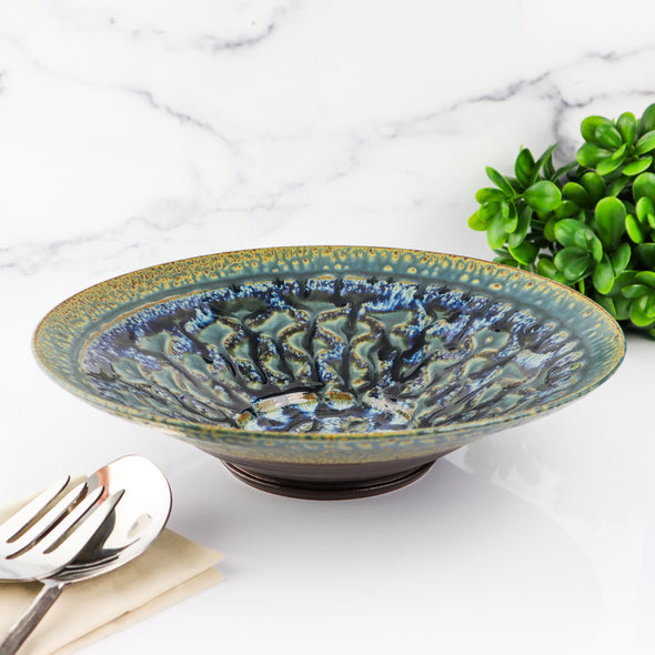 Medium Platter Bowl- Blue