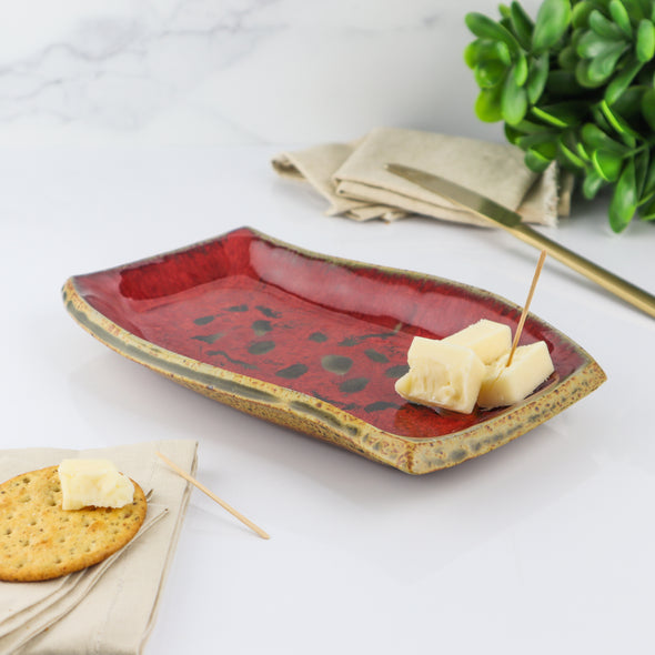 Cheese Tray- Red