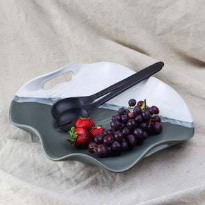 Handle Platter- Grey