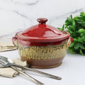 Small Bean Pot- Red