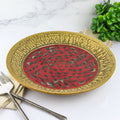 16" Platter- Red