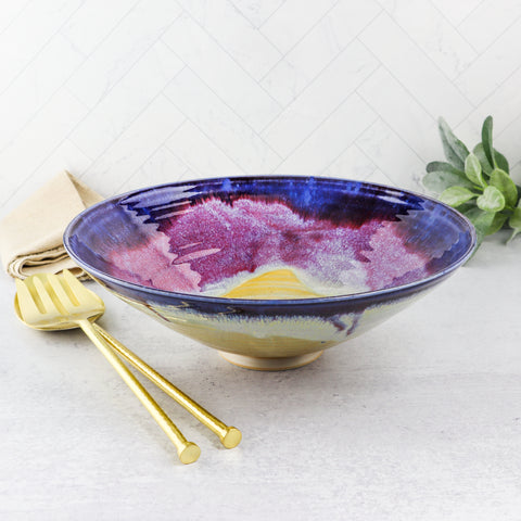 Medium Serving Bowl- Berries Cream