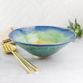 Medium Serving Bowl- Jade Sky