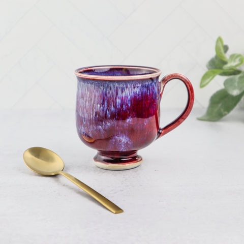 Cappuccino Mug- Runny Red