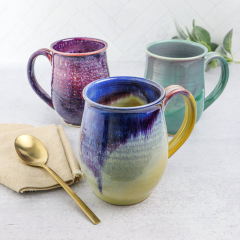 Wide Mug- Celadon