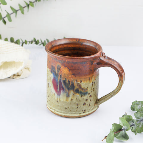 Straight Mug- White Gold