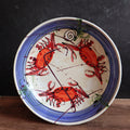 Medium Low Bowl- Blue Crab