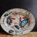 Large Oval Platter- Bay Crab