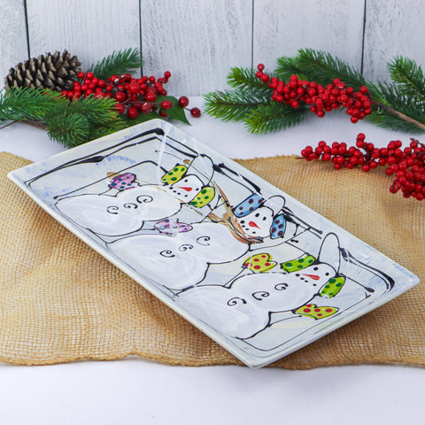 Rectangle Server- Snowmen