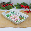 Small Cut Out Tray- Poinsettia