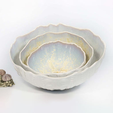 Small Urchin Bowl- Pearl