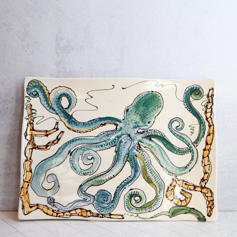 Wavy Platter- Octopus